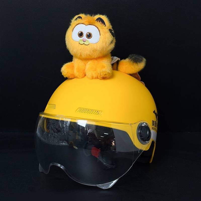 Garfield Helmet Decorations Helmet Accessories Helmet Universal Detachable ob4g