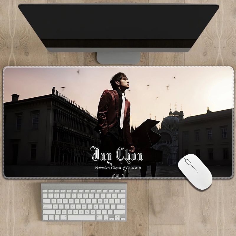 Jay Chou Jay Jay Miếng Lót Chuột Dày Seaming Album Ngôi Sao Hàng Hóa Quà Tặng Sinh Nhật Bàn Lót Chốn