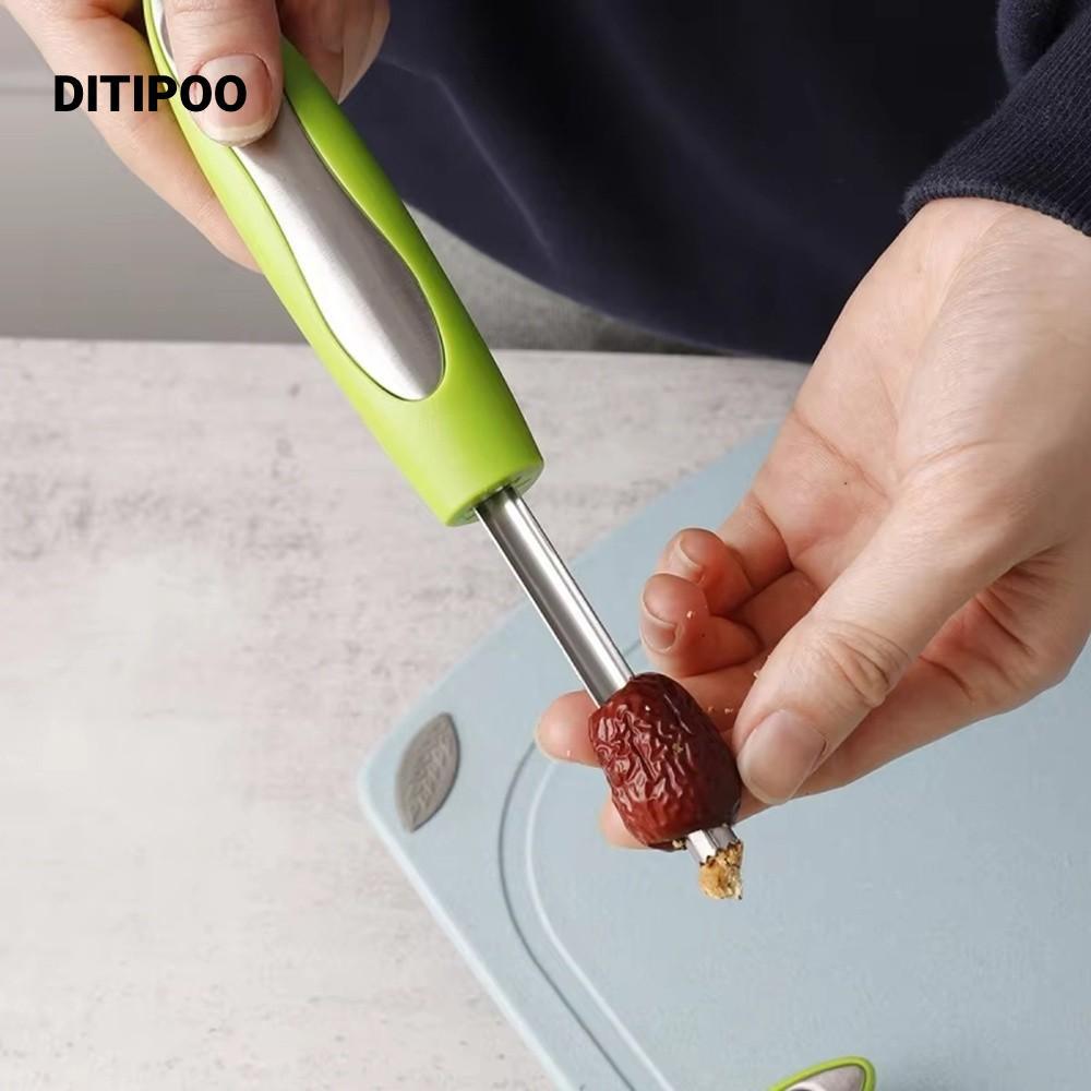 Dụng cụ loại bỏ lõi DITIPOO, Dụng cụ tháo lõi bằng thép không gỉ, Dụng cụ tháo lõi quà tặng Dụng cụ nhà bếp