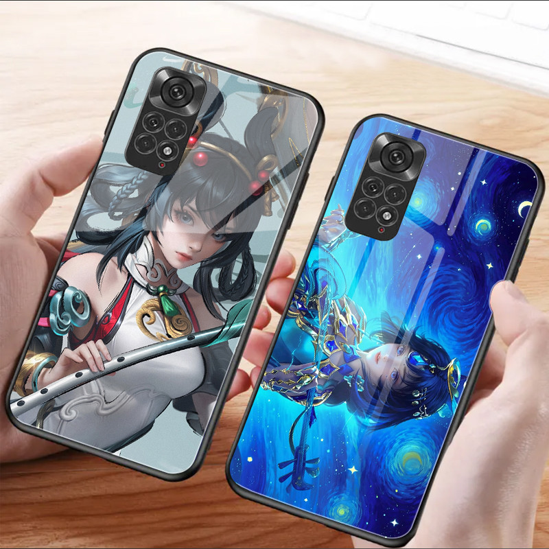 Ốp điện thoại kính Honor of Kings 02 cho Xiaomi Redmi Note 14 13 Pro Plus 12 4G 11 10 5G 9