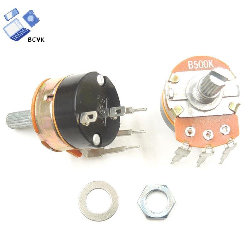 [BCVK] 1 Bộ điều chỉnh tốc độ điện trở có thể điều chỉnh WH138-1 với công tắc Chiết áp B500K tốt