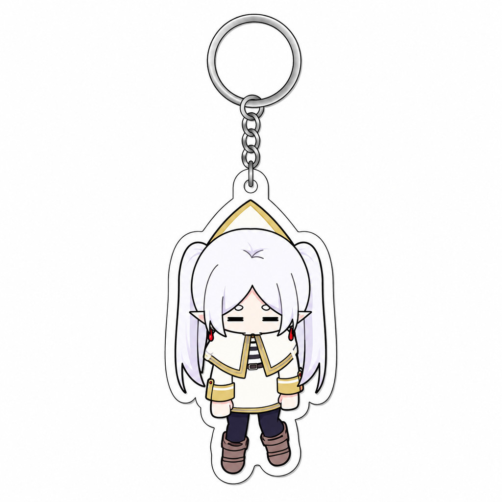 Anime Frieren at the Funeral Frieren Beyond Journey's End Frieren Cosplay Keychain