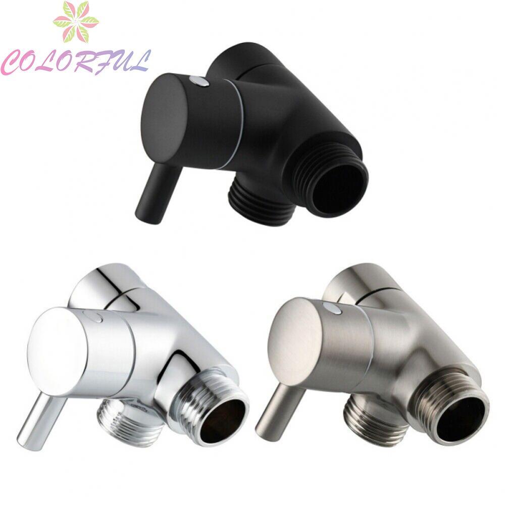 Adjustable G12 Shower Head Valve Splitter Connector 3 Way Tadapter Copper Design