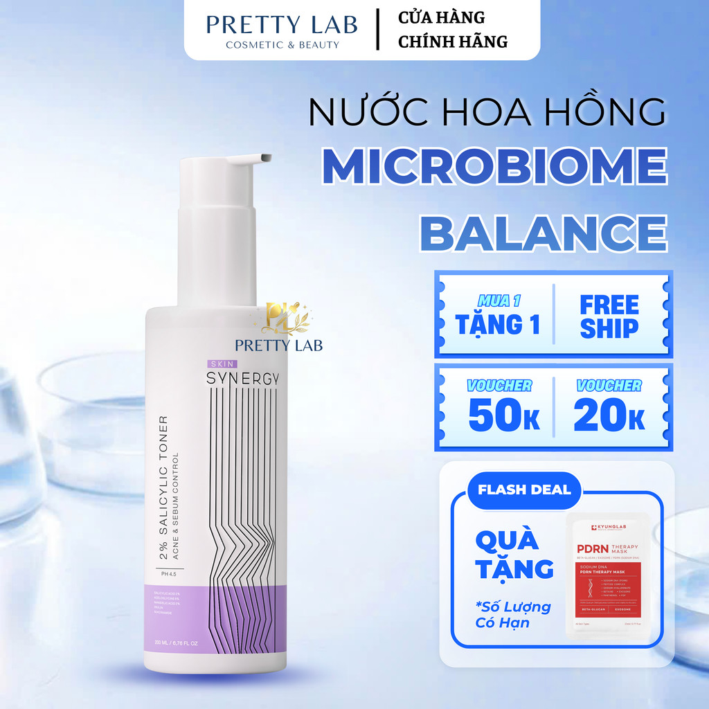 Nước Hoa Hồng Skin Synergy Microbiome Balance Phục Hồi Hàng Rào Da 200ml