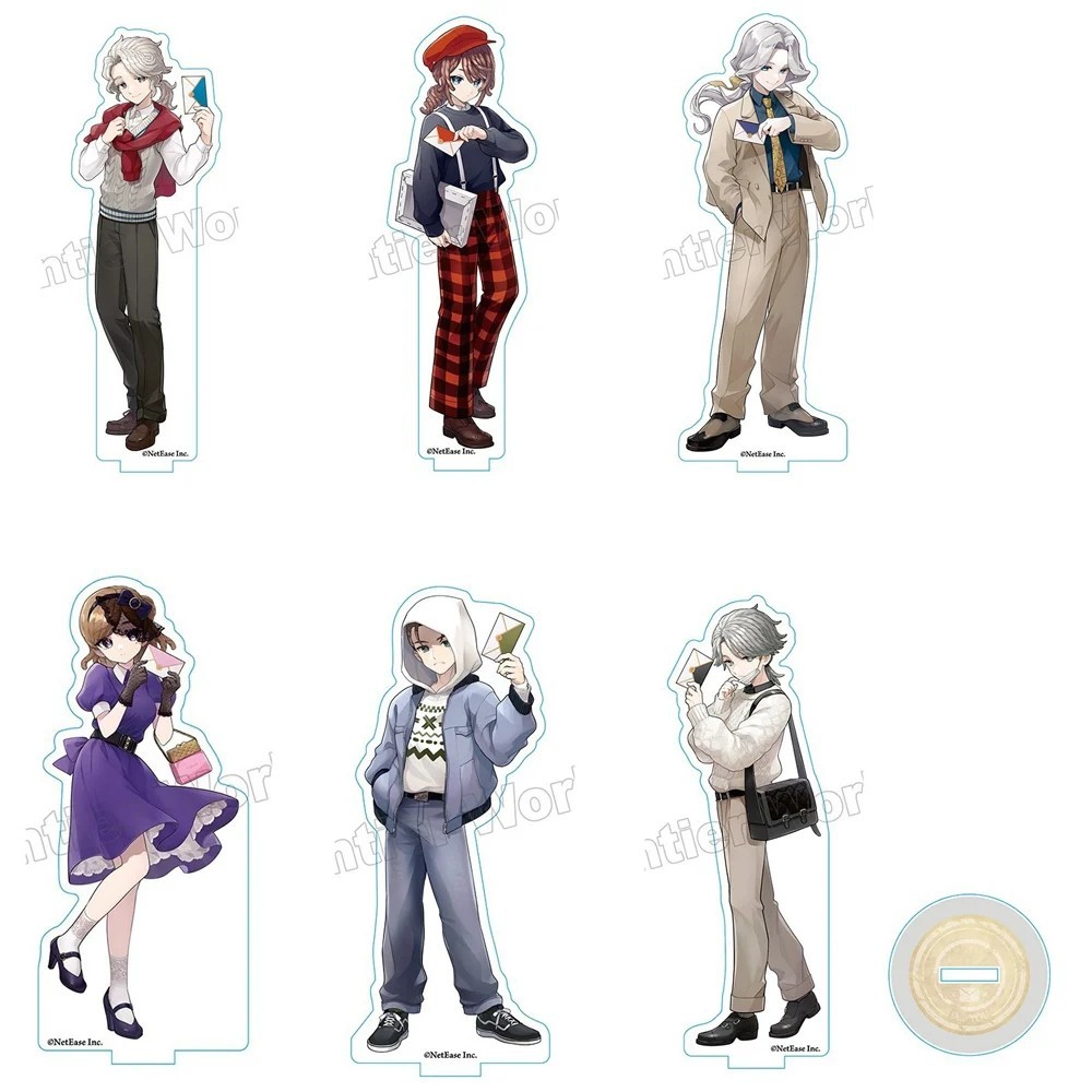 Standee Identity V Mô hình Mica Trang trí Bàn học Game Identity V 5th Anniversary Mercenary Embalmer