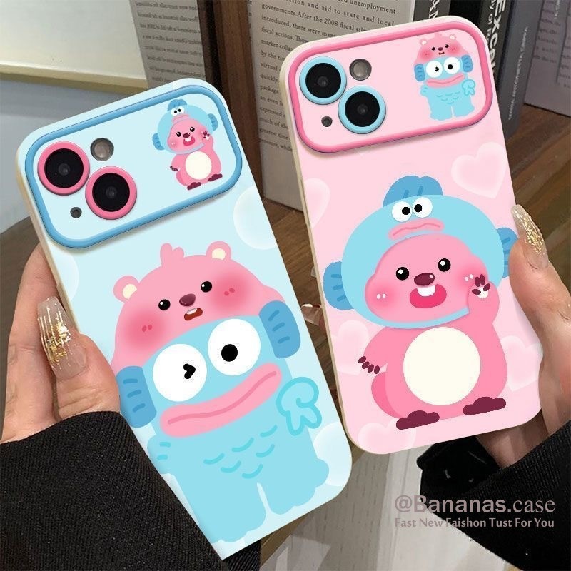 Phim Hoạt Hình Dễ Thương Cặp Đôi Cá Xấu Xí Loppy Mềm Ốp Lưng Điện Thoại iPhone 17 16 15 14 13 12 11 