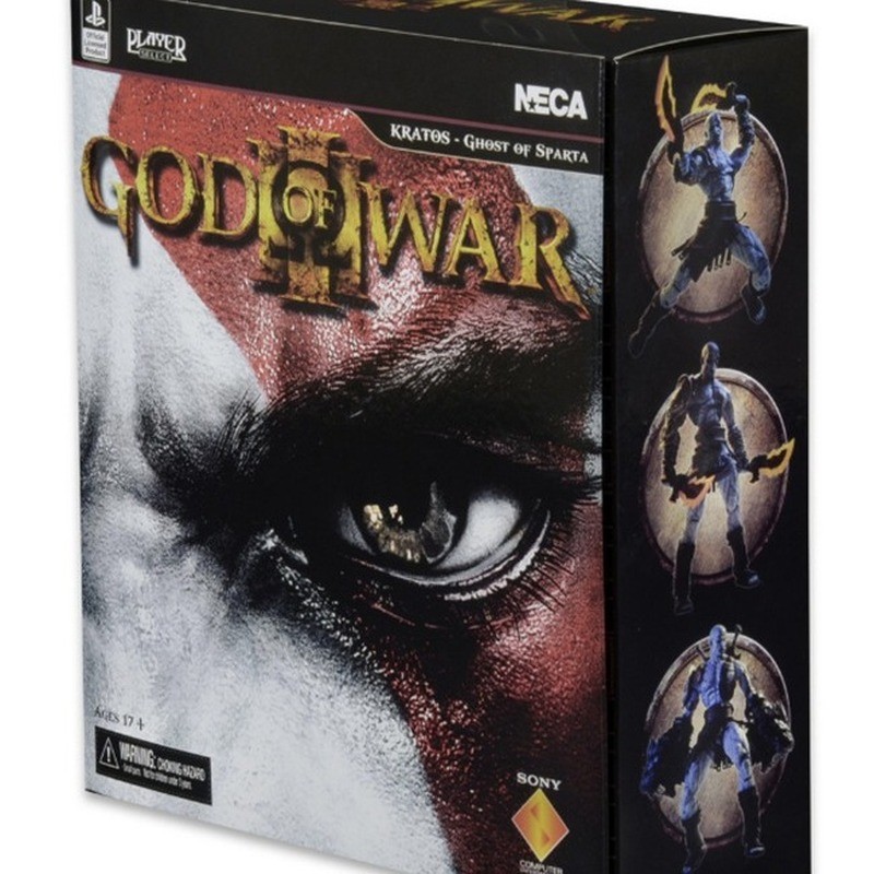 NECA Thần Chiến Tranh 3 Ultimate Kratos Kratos Kratos Kratos Đóng Hộp Phiên Bản Cao Cấp Hình Mẫu K