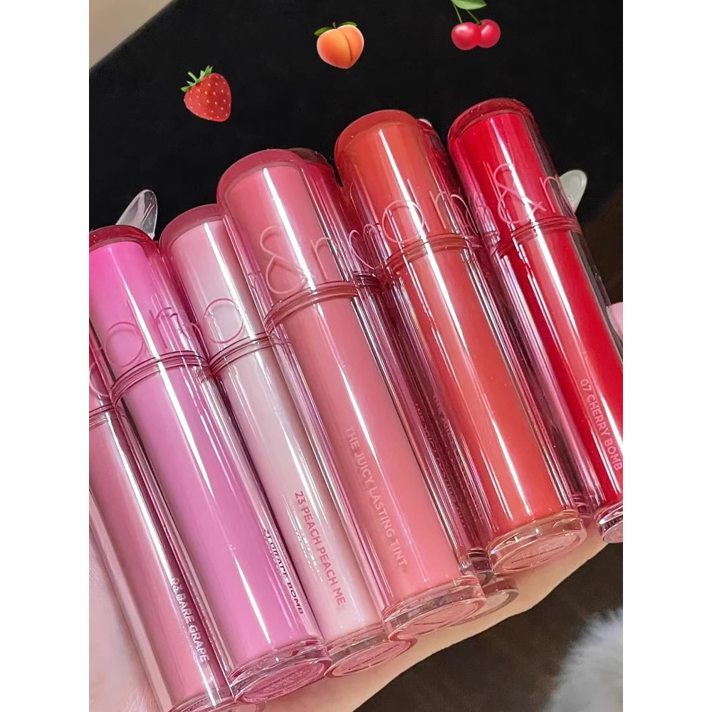 son romand 24 thanh lý son romand Romand Juice Lip Glaze Water Gloss Mirror Màu Khỏa Thân Series 2.0