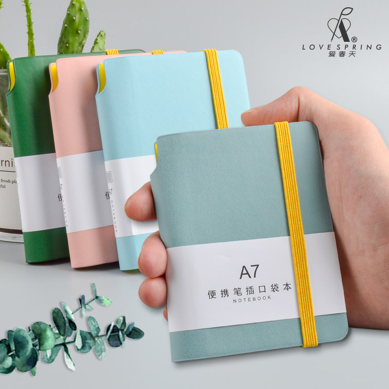 Notepad a6.a7 Mini Notebook Wordbook Cover Sổ tay thay đổi màu sắc Gói keo di động di động 26 / 4 / 