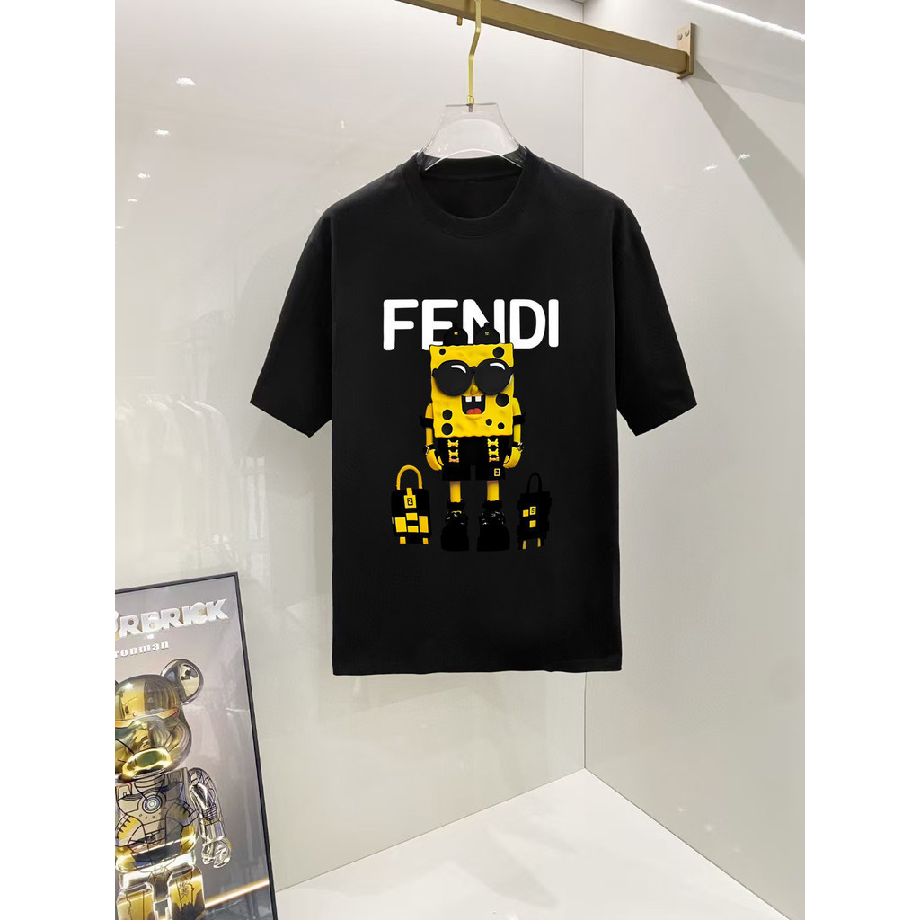 Fendi Áo Thun Mới Nhất Cho Nam và Nữ, Phù Hợp Đi Làm và Kết Hợp Với Sơ Mi