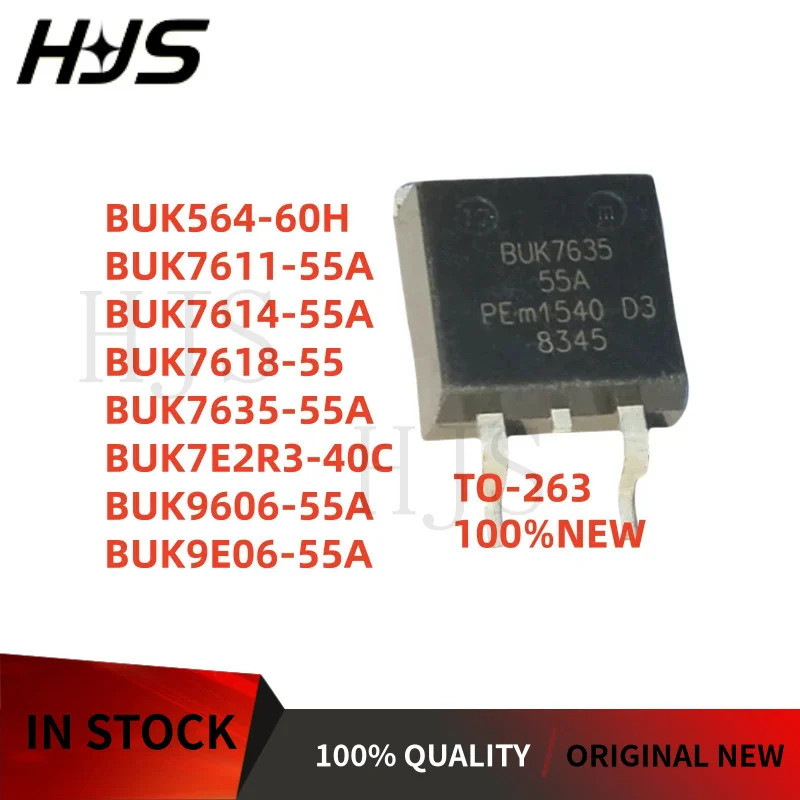 5 CÁI 100% MỚI BUK564-60H BUK7611-55A BUK76114-55A BUK76118-55 BUK7615-55A BUK7E2R3-40C BUK9606-55A 