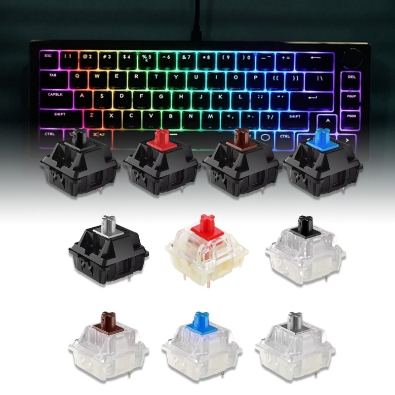 Doublebuy 3pin Công Tắc Cho MX2A Bàn Phím Cơ Thay Thế 10 Chiếc Nhiều Màu