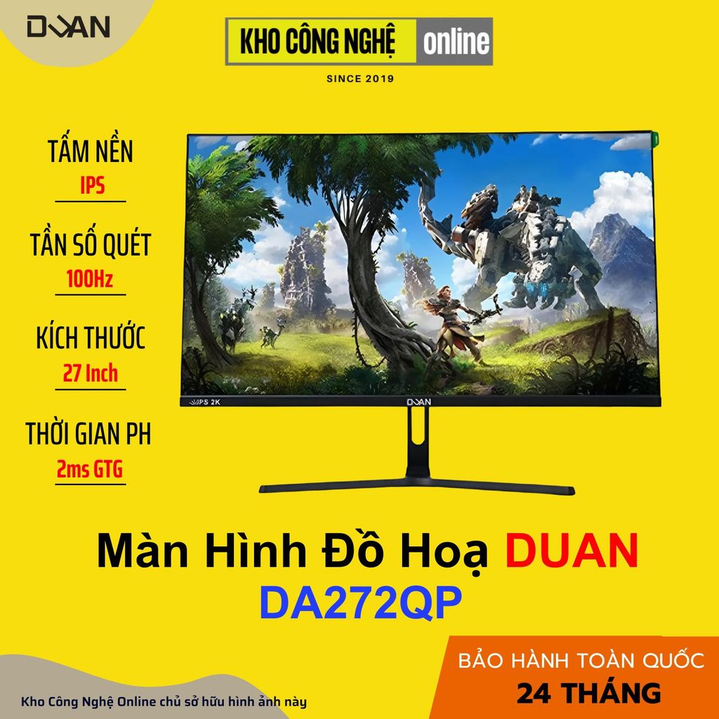 Màn Hình Đồ Hoạ DUAN DA272QP (Hàng Chính Hãng)