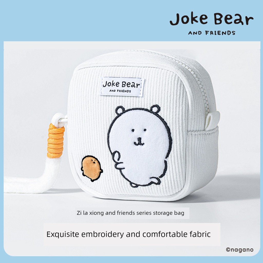 túi đựng đồ makeup cute túi đựng đồ makeup mini MINISO MINISO Truyện Cười Gấu Tự Đánh Giá Đựng Thẻ I