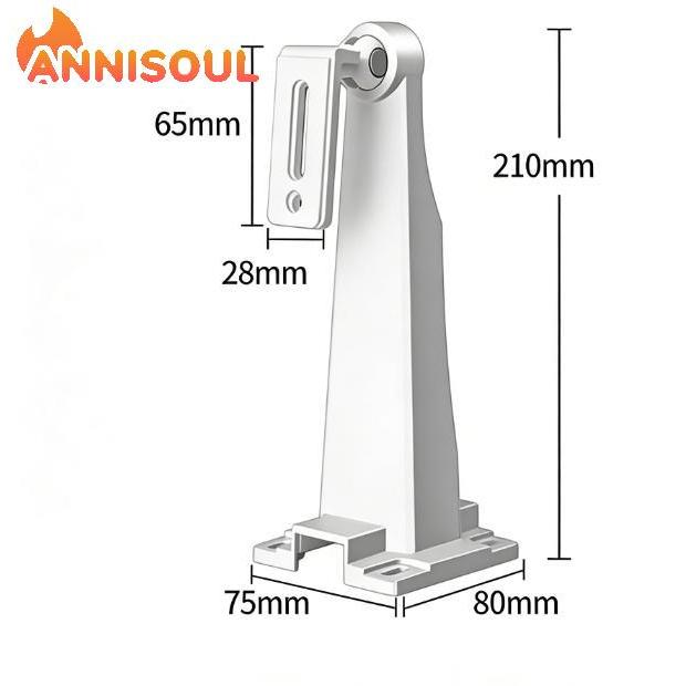 [NISO]Rotatable Aluminum Camera Mount for Industrial Site Surveillance 7.5x8x21cm Size