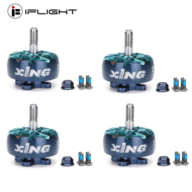 HB 1 Chiếc iFlight XING2 2207 2755KV 4S / 1855KV 6S FPV Động Cơ Không Chổi Than Unibell Với Trục Hợp