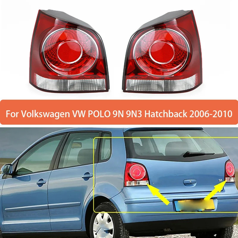 HB Phía Sau Đuôi Đèn Nhà Ở Không Có Bóng Đèn Cảnh Báo Cản Đèn Cho Volkswagen VW POLO 9N 9N3 Hatchbac