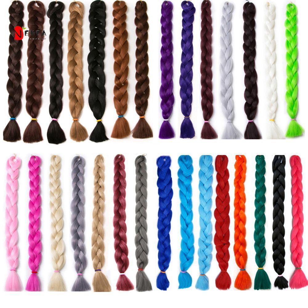 NEWEARTH LIMIT Hair Extension Kanekalon Hairstyles Afro Twist Braids Móc Braids