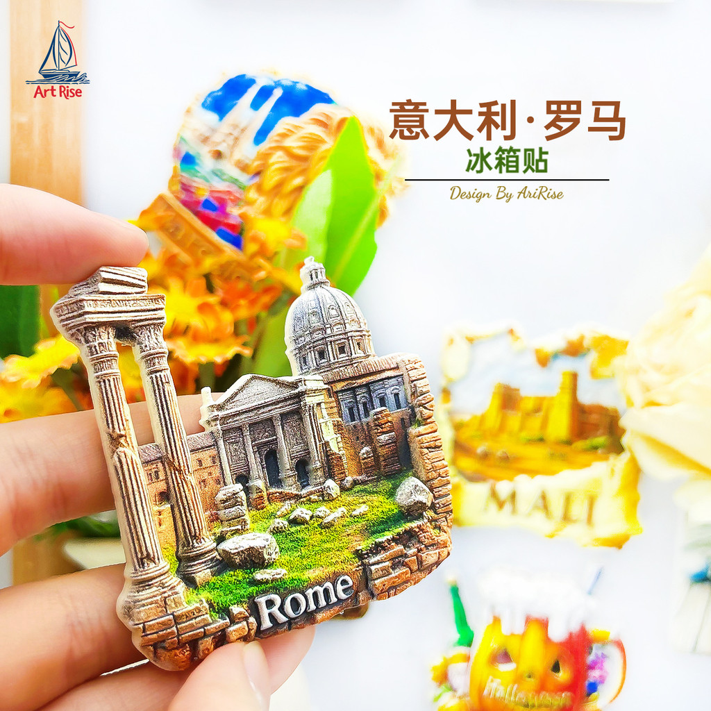 Ý La Mã Cổ Đại Di Truyền Địa Chỉ Thánh Peter Nhà Thờ Tủ Lạnh Dán Ba Chiều Từ Tính Dán Du Lịch Quà Lư