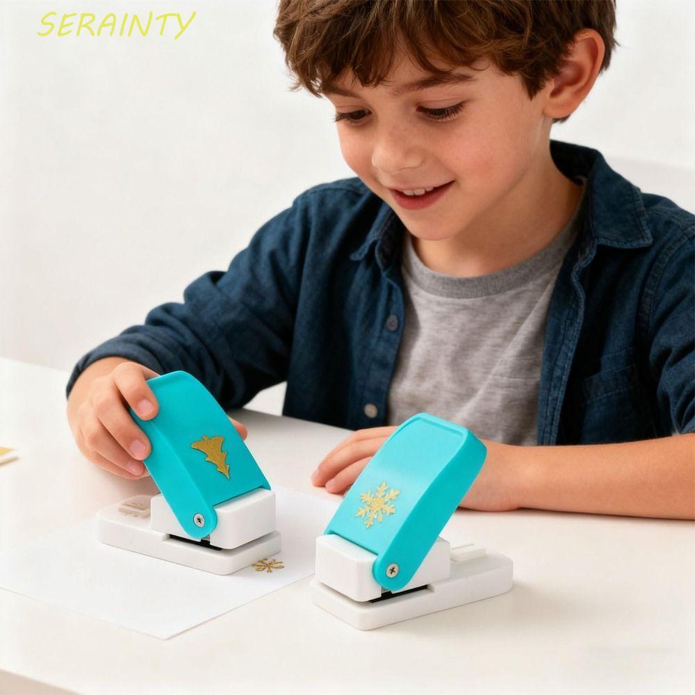 SERAINTY DIY Paper Tool, Dụng cụ đục lỗ giấy nhiều mẫu trang trí, Dụng cụ trang trí DIY Card Paper P