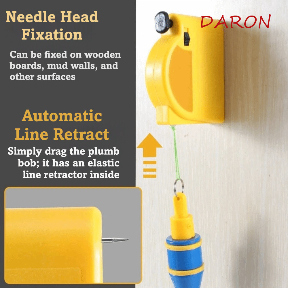Dụng cụ đo độ dọc DARON, Từ tính chuyên nghiệp Plumb Bob, Plumb Line Đo đa chức năng Xây dựng Trang 