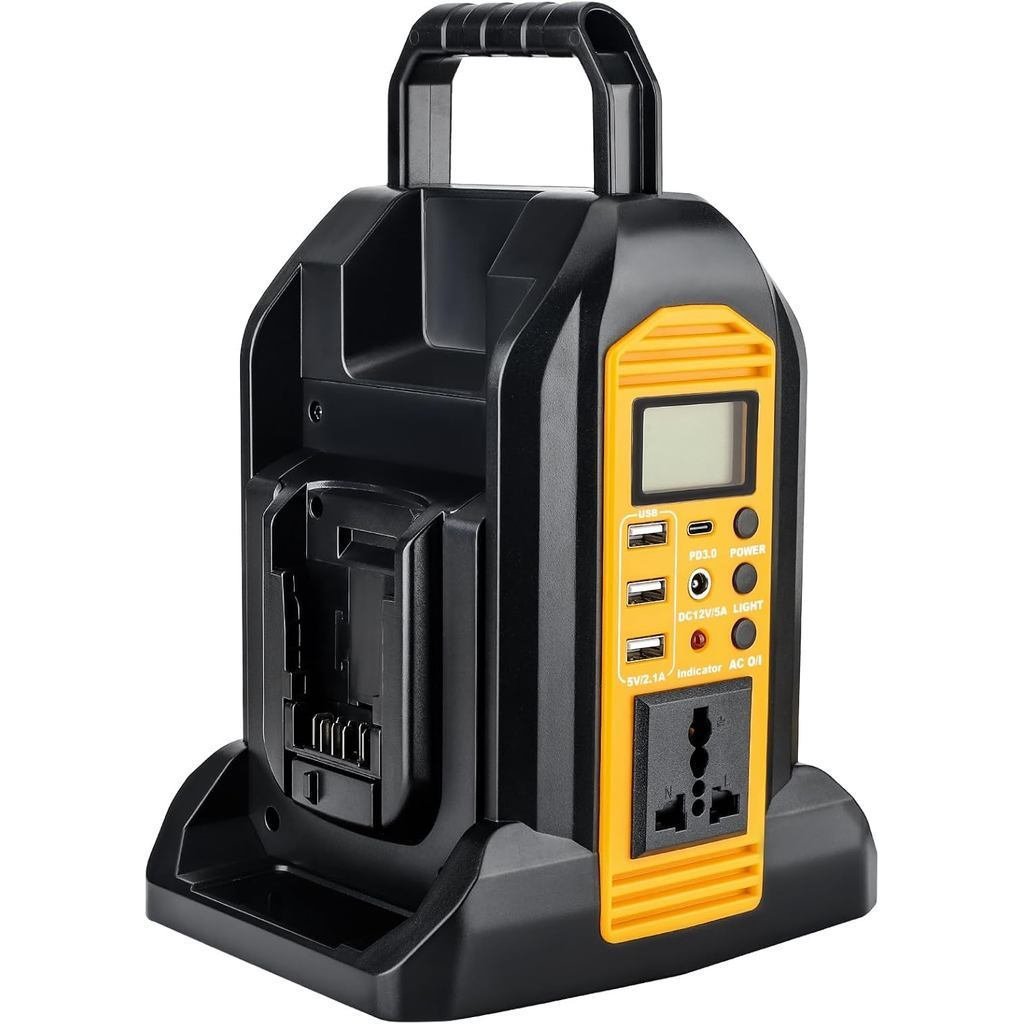 Bộ chuyển đổi nguồn điện di động 350W Tương thích với pin Li-ion Dewalt 20V, Bộ chuyển đổi DC 20V sa