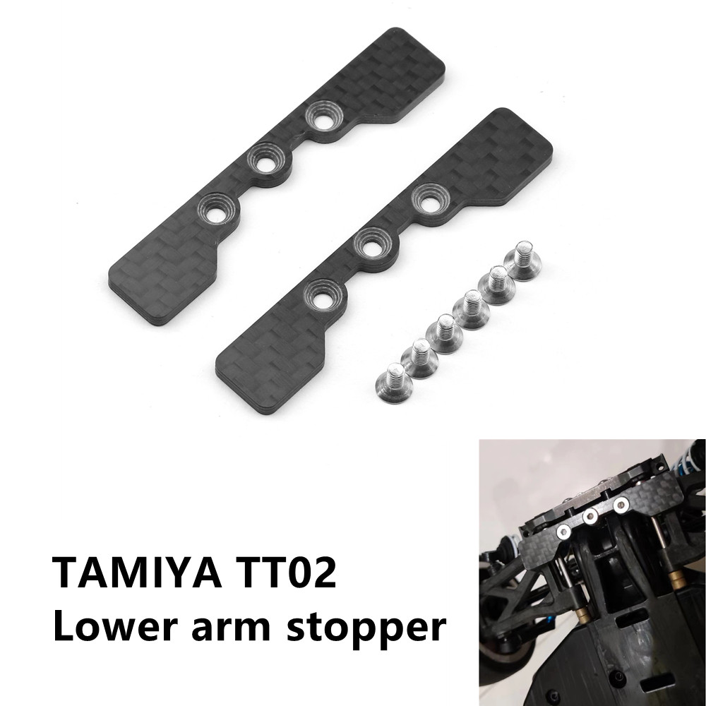 TAMIYA TT02 Nút Chặn Cánh Tay Dưới Khung Xe Gắn Cho 1 / 10 RC Xe TAMIYA TT-02
