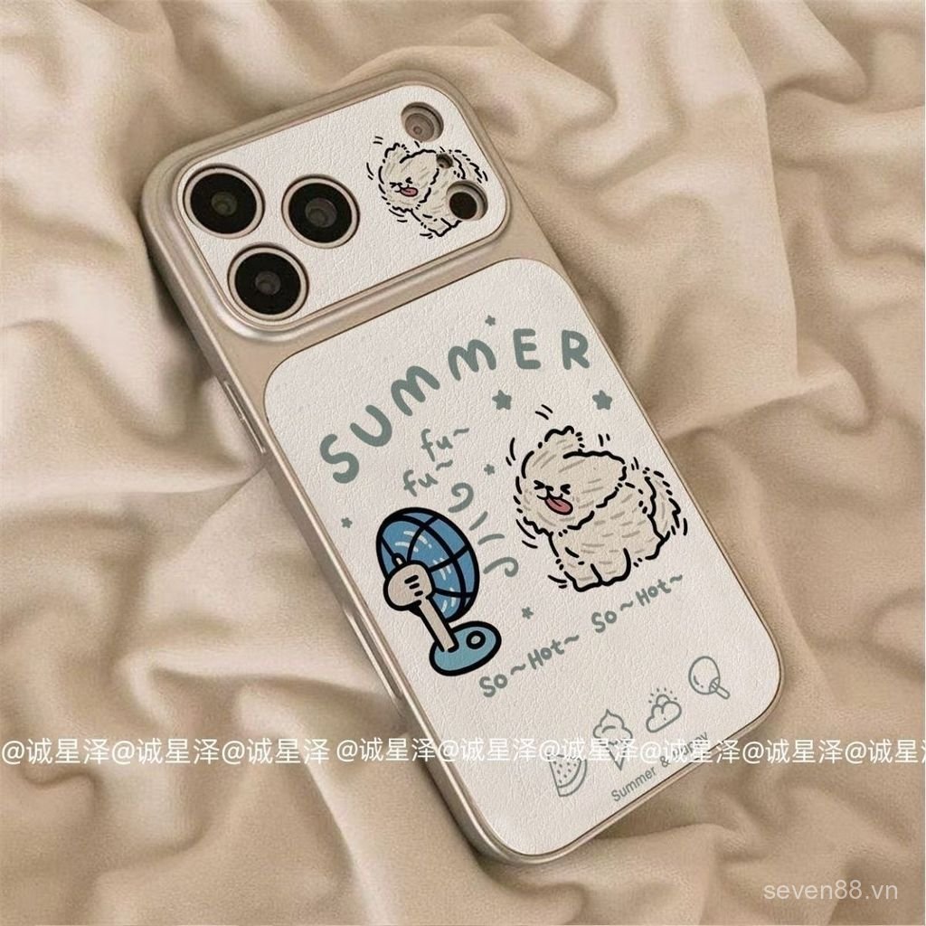 Ốp Điện Thoại Thích Hợp Cho iPhone XS XR 11 12 13 14 15 16 17 Pro max Plus Quạt Làm Mát Không Khí Ch