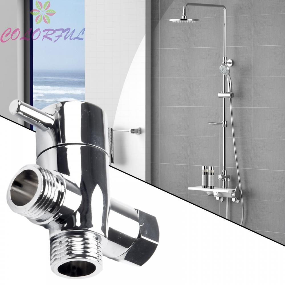 3 Way Shower Diverter Valve ABS Converter for Handheld and Fixed Heads