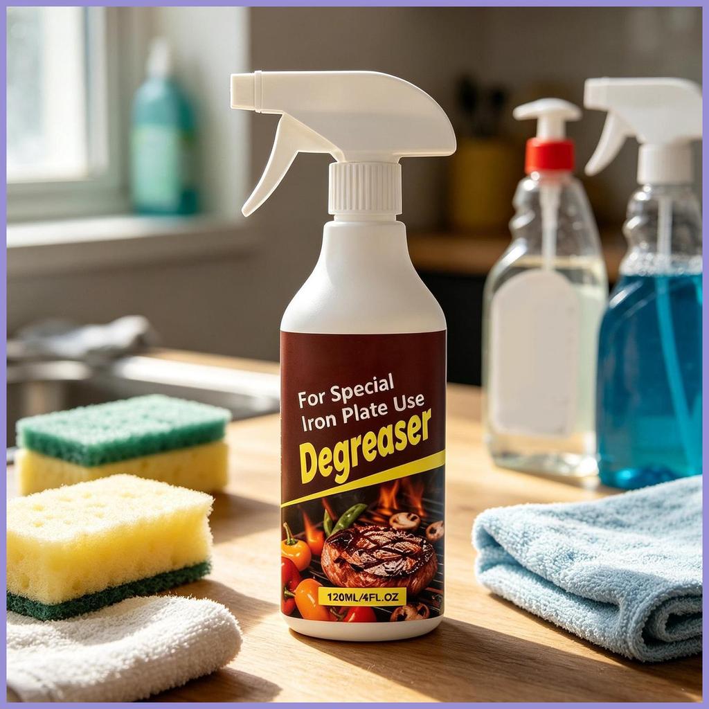 BBQ Grill Cleaner 120ml Dung dịch làm sạch sâu BBQ Grill Grate Cleaner cho lò nướng Bếp Grate Lò vi 
