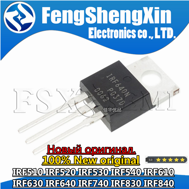 100% Mới IRF520N IR530N IRF540N IRF610N IRF630N IRF510 IRF520 IRF530 IRF540 IRF610 IRF630 IRF640 IRF