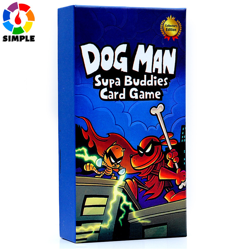 University Games, Dog Man Supa Buddies Card Game, Based on The Dog Man Books Series, for 2-4 Players
