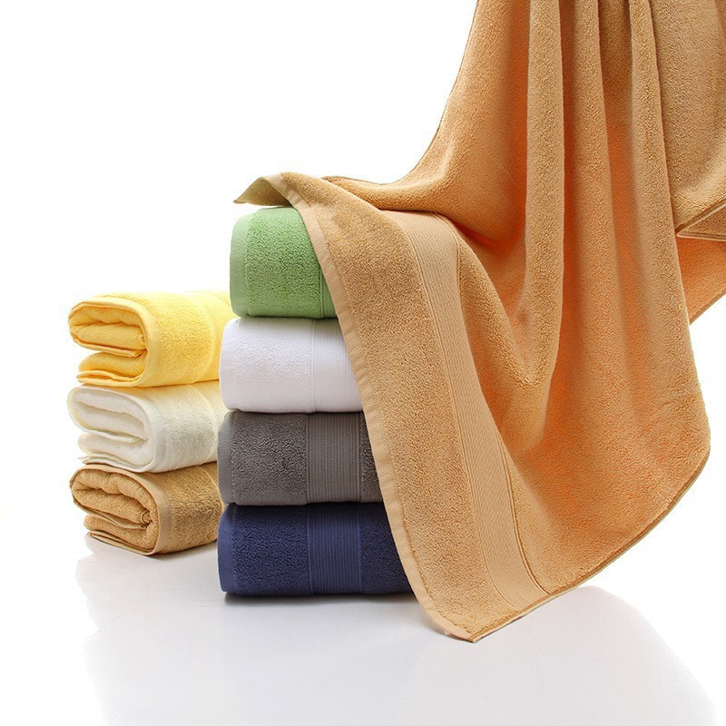 【Ready Stock】 Bath Towel Cotton Extra Thick Bath Towel Water-Absorbing Bath Bathroom Cotton Bath Tow