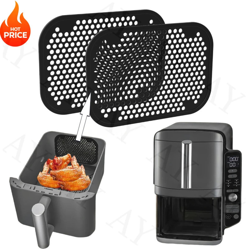 Air Fryer Splash Guard cho Ninja Air Fryer SL400 SL401 SL300 Mẫu Có Thể Tái Sử Dụng Silicone Air Fry