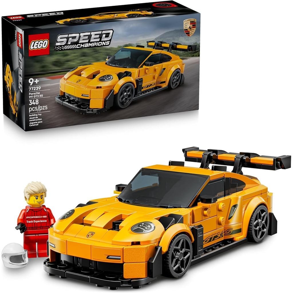 LEGO Speed Champions Porsche 911 GT3 RS Super Car Toy - Bộ mô hình & Đồ chơi giả vờ cho bé trai và b