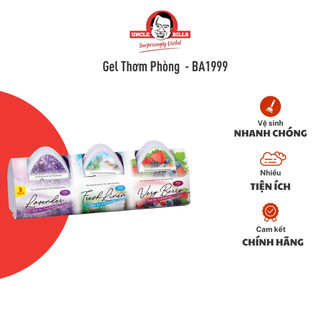 Gel làm thơm phòng mini 3 hộp 60g uncle bills ba1999