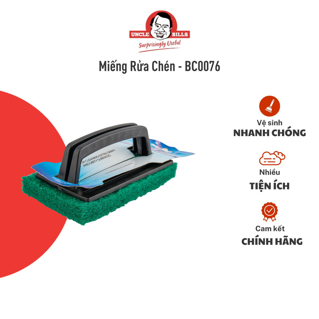 Miếng Rửa Chén Có Tay Cầm UNCLE BILLS BC0076