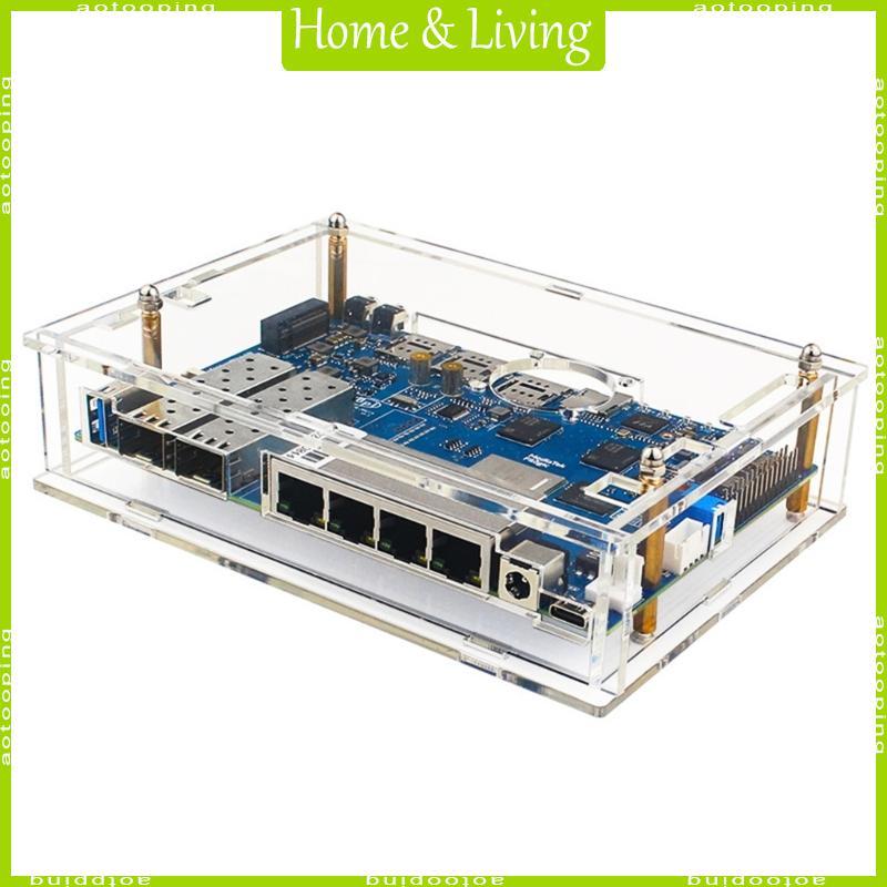 Hộp đựng tản nhiệt Acrylic AOTO cho Banana Pi Vỏ tản nhiệt cải tiến