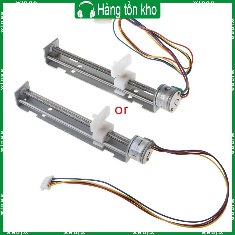 WIN DC 4-9V Drive Stepper Motor Vít có đai ốc Thanh trượt 2 pha 4 dây cho E