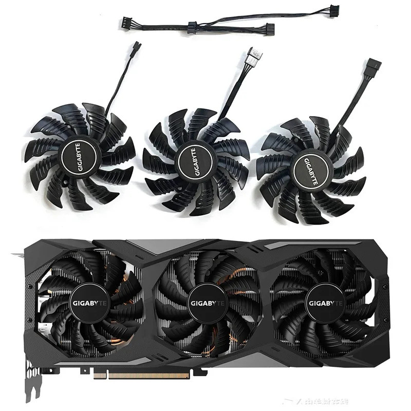 T128015SU PLA09215S12H DC 12V 0.5A 82MM 4PIN RTX2080ti Quạt GPU cho card đồ họa Gigabyte Geforce RTX