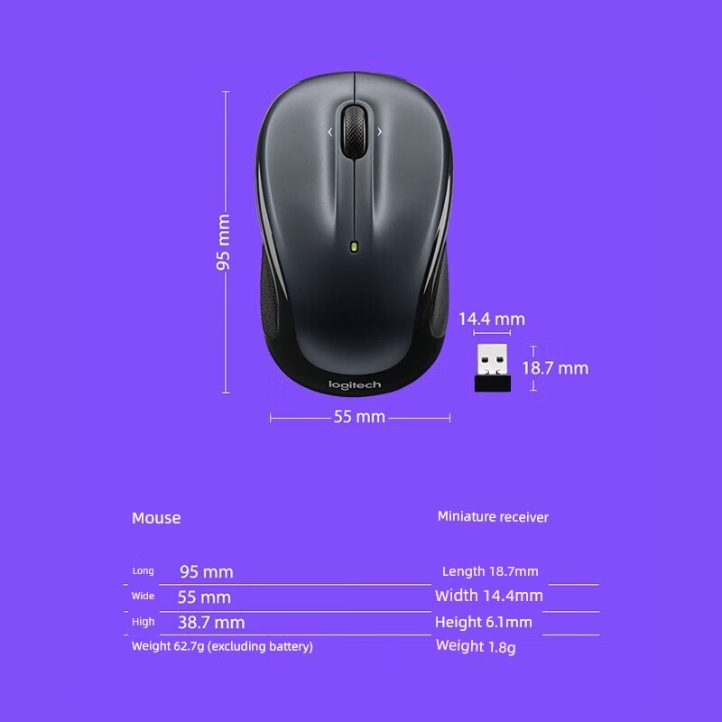 chuột gaming chuột không dây Chuột không dây Logitech M325S Chuột máy tính xách tay Chuột tiết kiệm 
