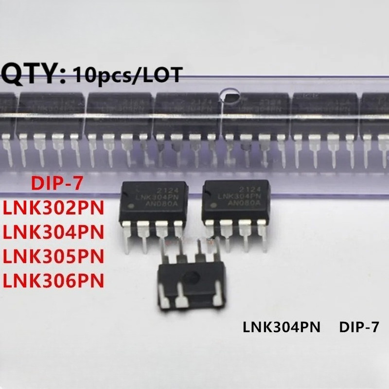 10 Chiếc 100% Mới Nhập Khẩu Chính Hãng LNK302PN LNK304PN LNK305PN LNK306PN DIP-7 chip Quản Lý Điện