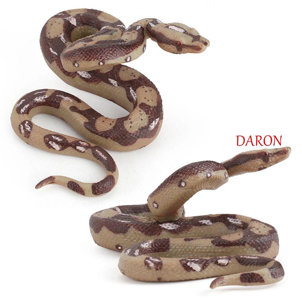 DARON Mô Phỏng Python Hoang Dã Mô Hình Python Kích Thước Lớn Đồ Chơi Prank Halloween Đồ Chơi Động Vậ
