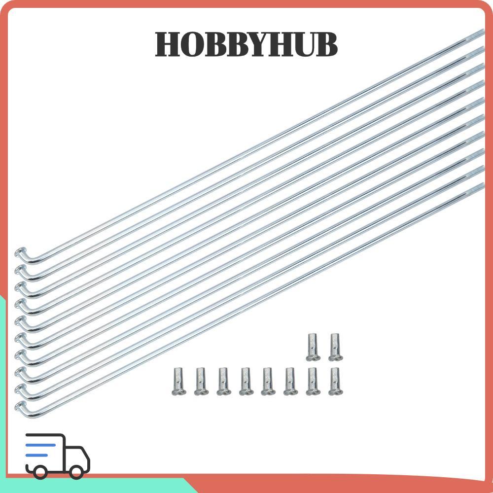 HOBBYHUB 10 Bộ nan hoa xe đạp 13G, đường kính 2,2mm bền cho xe đạp đường trường, đi xe đạp leo núi