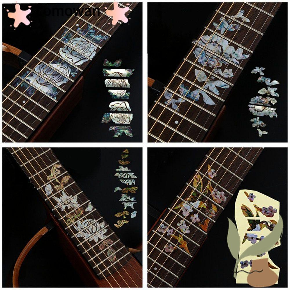 COMOWAN Fretboard Sticker 22 Kiểu Đàn Guitar Điện Phần Đẹp Cross Inlay Đề Can