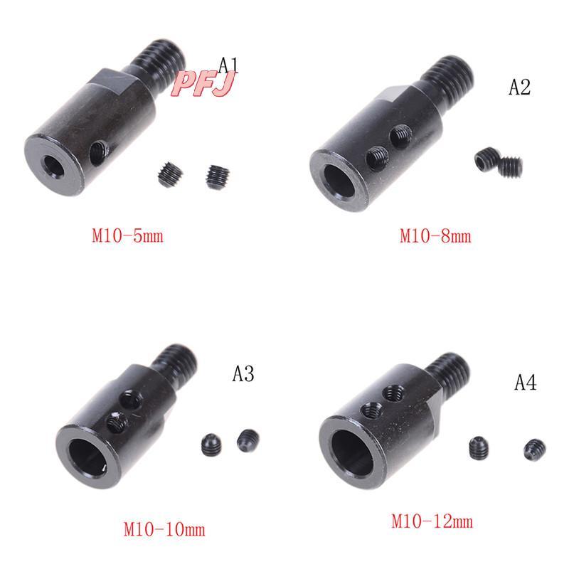 PFJ 5mm / 8mm / 10mm / 12mm Shank M10 Arbor Mandrel Connector Adaptor Dụng cụ cắt Louislifestar