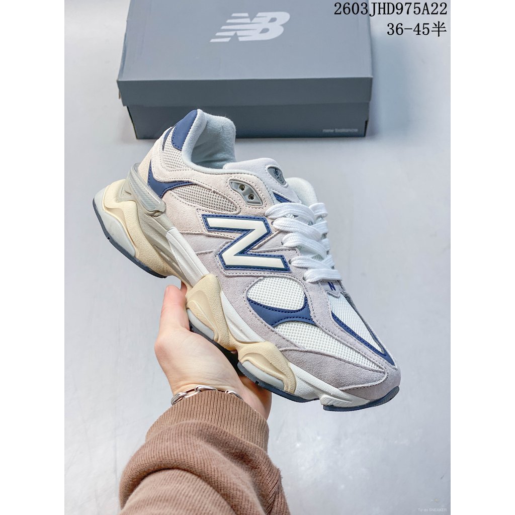 Giày NB 9060 New Balance, dad shoes cổ điển, thấp cổ, unisex, thoải mái, streetwear & đi chơi
