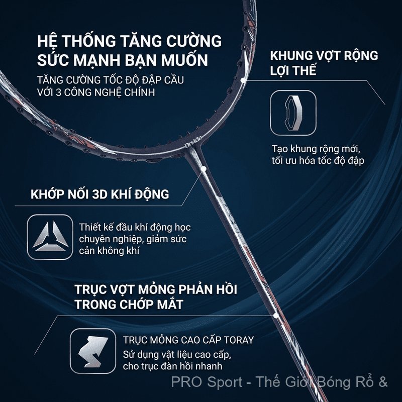 Vợt cầu lông đơn Full Carbon siêu nhẹ tấn công mạnh mẽ 35lbs