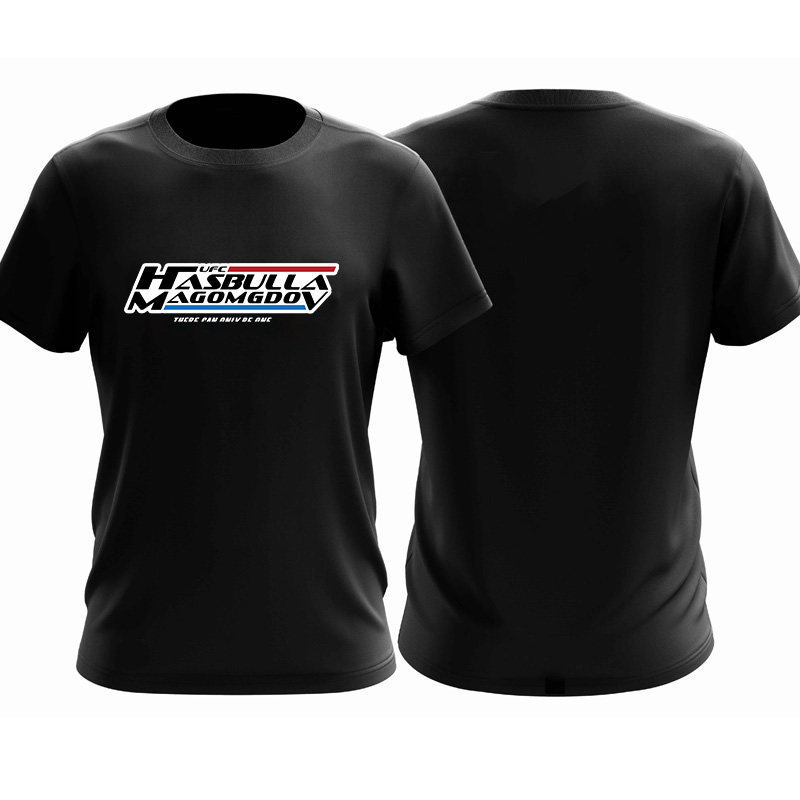 UFC Fighting UFC HASBULLA ULTIMATE Áo Thun 100% Cotton Cao Cấp Thể Thao Top Boxing Tập Thể Dục 0511