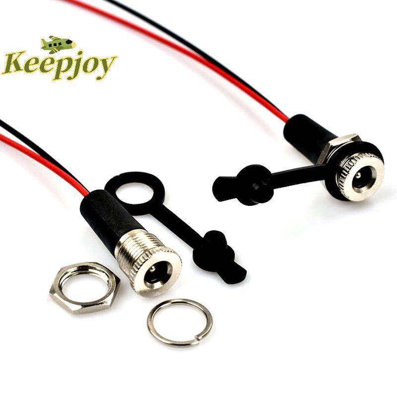 [Keepjoy] 5A IP68 chống nước 5.5 x 2.1MM 5521 / 5525 DC Power Soet Female Ja Panel Mount Solder Conn